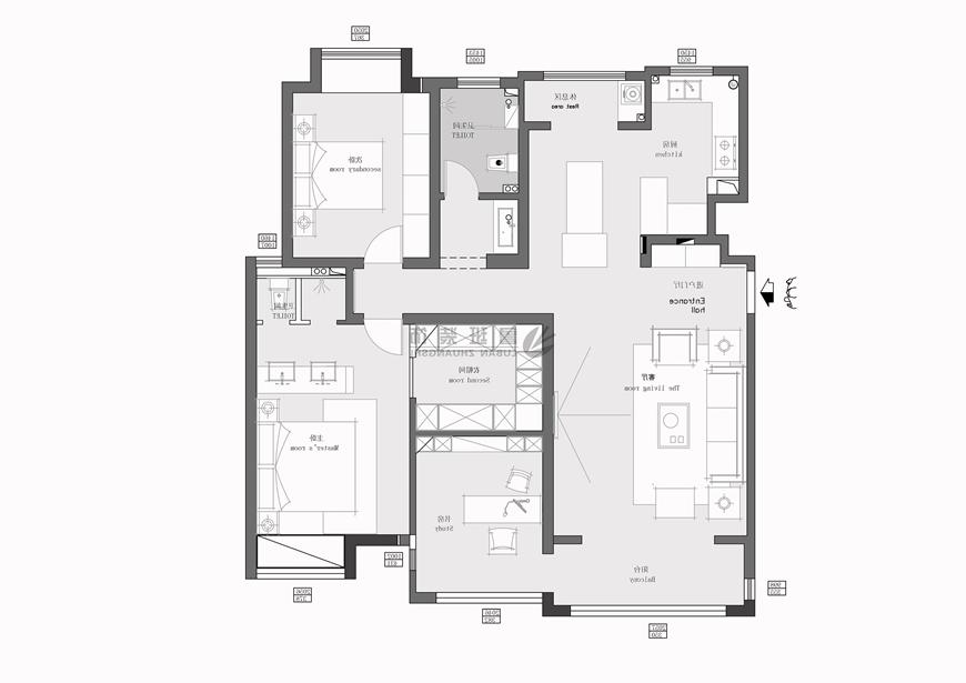 高科麓湾,新中式风格,户型图